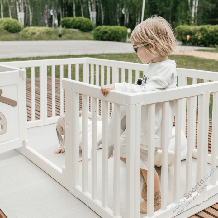 Большой детский игровой манеж Unix Kids Classic Tree House 200 x 280 Camel Большой детский игровой манеж Unix Kids Classic Tree House 200 x 280 Camel