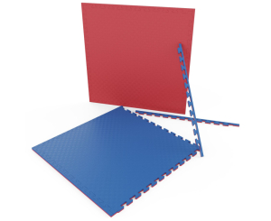 Будо-мат EVA DFC 100 x 100 см, 20 мм, цвет сине-розовый