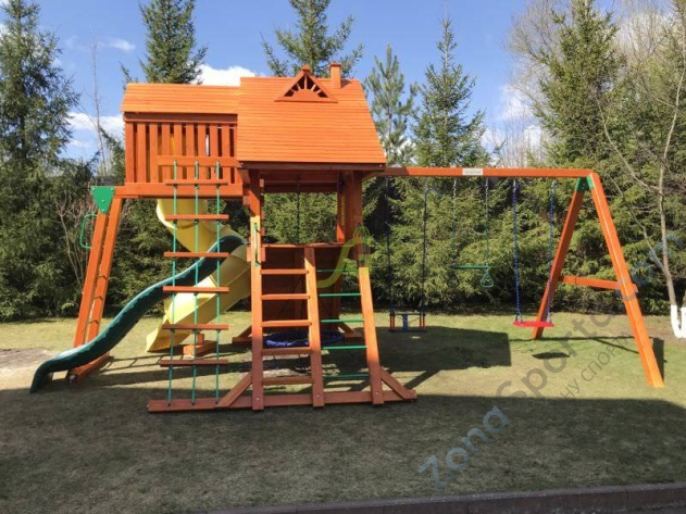 Деревянная детская площадка для дачи Igragrad Крепость Фани Deluxe 2 Деревянная детская площадка для дачи Igragrad Крепость Фани Deluxe 2