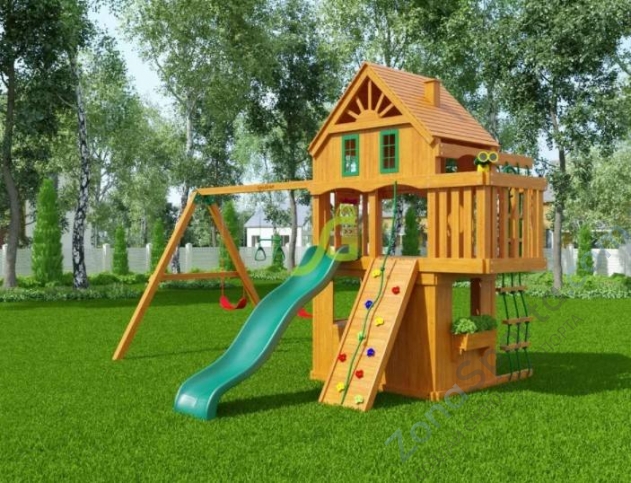 Деревянная детская площадка для дачи Igragrad Шато 2 Деревянная детская площадка для дачи Igragrad Шато 2