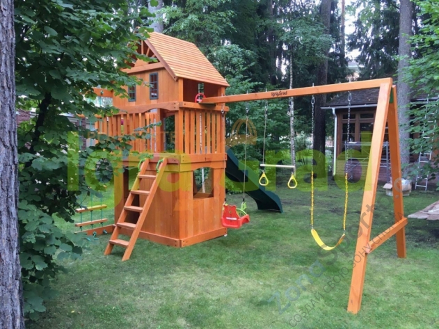 Деревянная детская площадка для дачи Igragrad Шато 2 Деревянная детская площадка для дачи Igragrad Шато 2