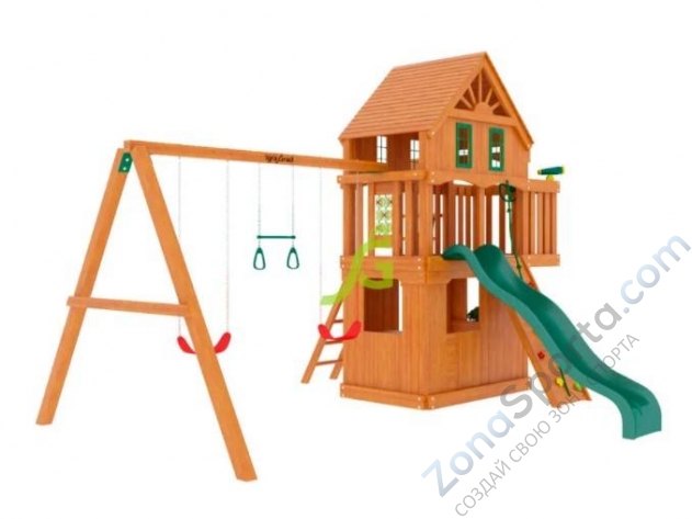 Деревянная детская площадка для дачи Igragrad Шато 2 Деревянная детская площадка для дачи Igragrad Шато 2