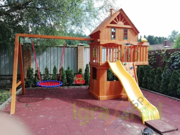 Деревянная детская площадка для дачи Igragrad Шато 2 Деревянная детская площадка для дачи Igragrad Шато 2