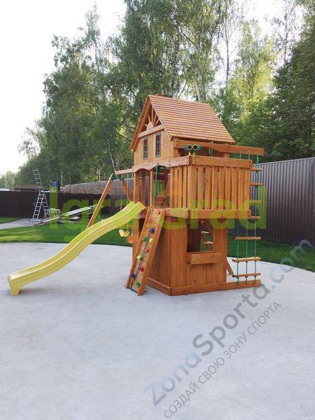 Деревянная детская площадка для дачи Igragrad Шато 2 Деревянная детская площадка для дачи Igragrad Шато 2