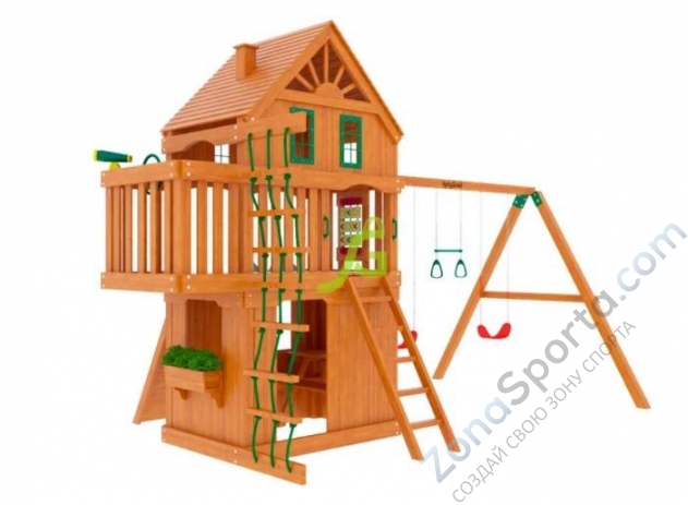 Деревянная детская площадка для дачи Igragrad Шато 2 Деревянная детская площадка для дачи Igragrad Шато 2