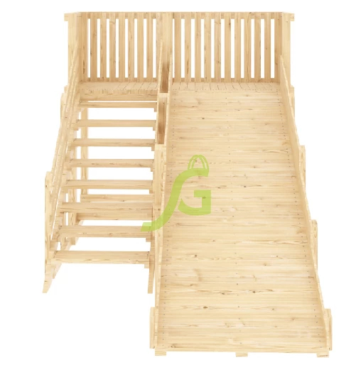 Деревянная зимняя горка IgraGrad Snow Fox скат 4 м без окраски Деревянная зимняя горка IgraGrad Snow Fox скат 4 м без окраски