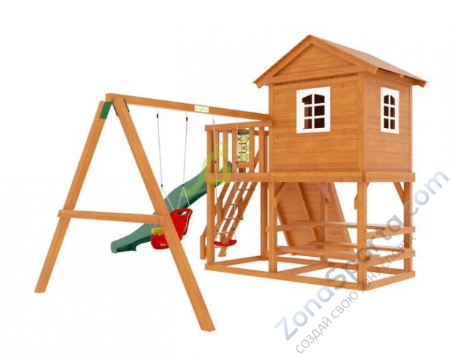 Детская деревянная площадка IgraGrad Домик 2 Детская деревянная площадка IgraGrad Домик 2