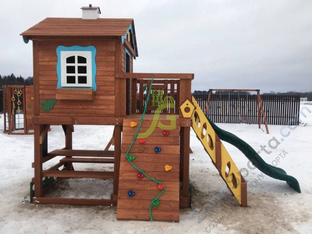 Детская деревянная площадка IgraGrad Домик 2 Совёнок Детская деревянная площадка IgraGrad Домик 2 Совёнок