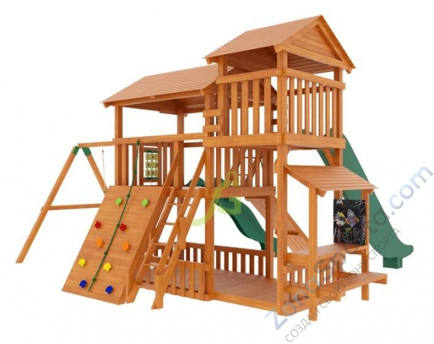 Детская деревянная площадка IgraGrad Домик 3 Детская деревянная площадка IgraGrad Домик 3