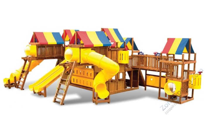 Детская игровая площадка Rainbow Play System Мегаполис Тент (Megapolis RYB) Детская игровая площадка Rainbow Play System Мегаполис Тент (Megapolis RYB)