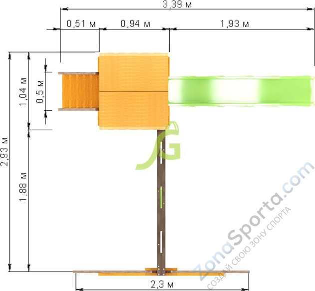 Детская площадка IgraGrad Игруня 1 Детская площадка IgraGrad Игруня 1