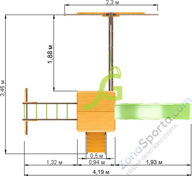 Детская площадка IgraGrad Игруня 2 Детская площадка IgraGrad Игруня 2