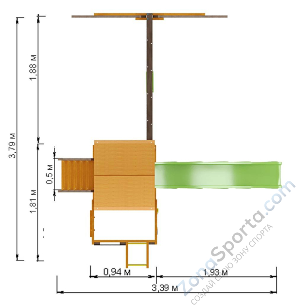 Детская площадка IgraGrad Игруня 5 Детская площадка IgraGrad Игруня 5