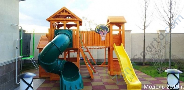 Детская площадка IgraGrad Клубный домик Макси с трубой