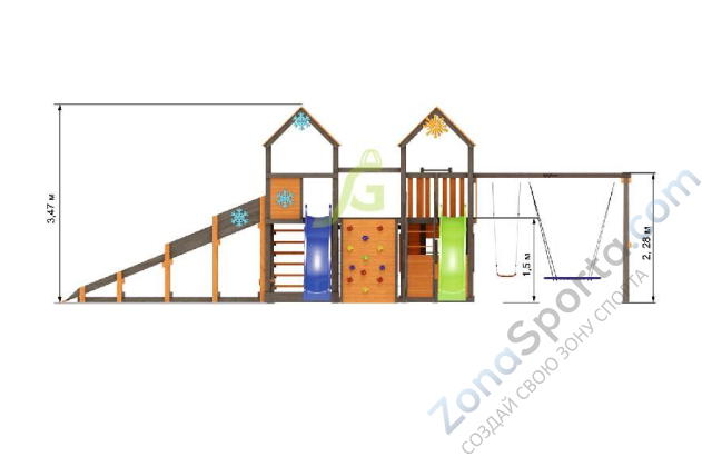 Детская площадка IgraGrad Комбо Детская площадка IgraGrad Комбо