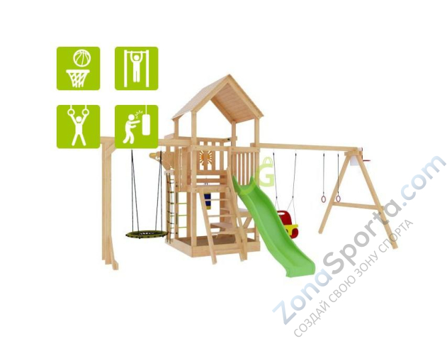 Детская площадка IgraGrad Крафт Pro 2 Детская площадка IgraGrad Крафт Pro 2