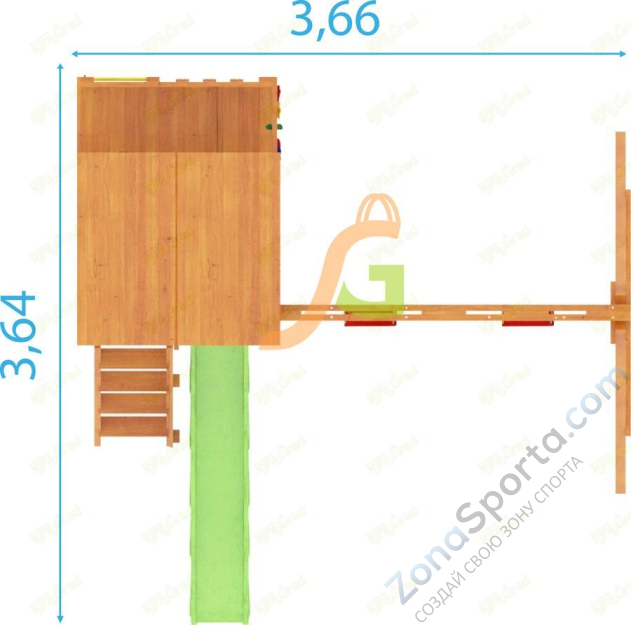 Детская площадка IgraGrad Крафт Pro 6 Детская площадка IgraGrad Крафт Pro 6