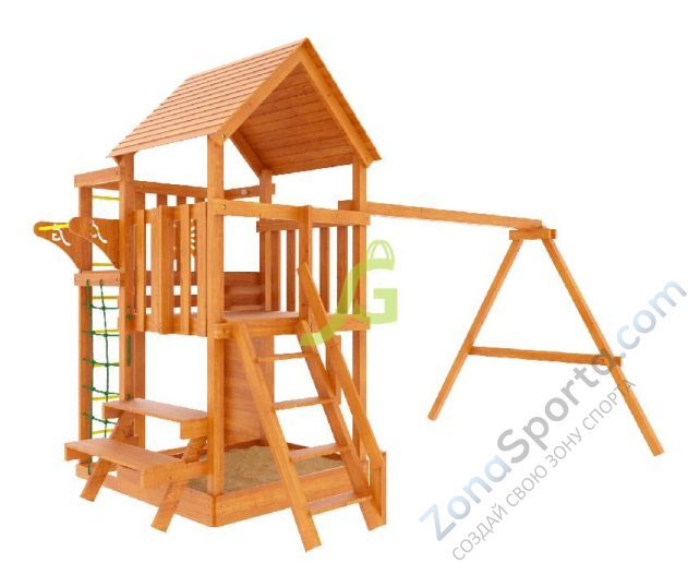 Детская площадка IgraGrad Крафт Pro (окрашенная) Детская площадка IgraGrad Крафт Pro (окрашенная)