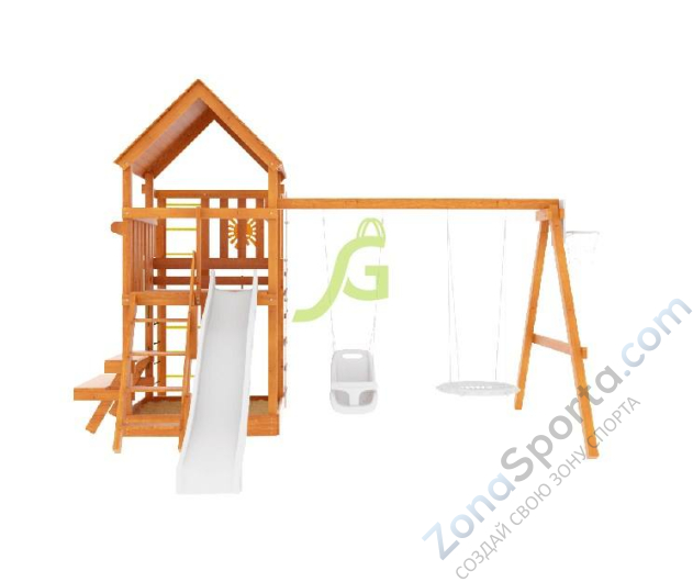 Детская площадка IgraGrad Крафт Pro (окрашенная) Детская площадка IgraGrad Крафт Pro (окрашенная)