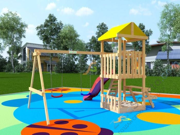 Детская площадка IgraGrad Крафтик со столиком Детская площадка IgraGrad Крафтик со столиком