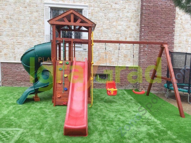 Детская площадка IgraGrad Панда Фани с винтовой трубой Детская площадка IgraGrad Панда Фани с винтовой трубой