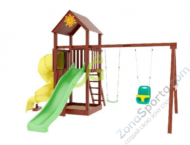 Детская площадка IgraGrad Панда Фани с винтовой трубой Детская площадка IgraGrad Панда Фани с винтовой трубой