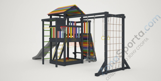 Детская площадка Савушка 4 (Black Edition) Детская площадка Савушка 4 (Black Edition)