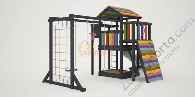 Детская площадка Савушка 4 (Black Edition) Детская площадка Савушка 4 (Black Edition)