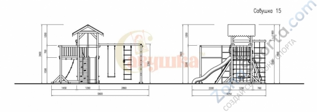 Детская площадка Савушка 4 Сезона 6 Детская площадка Савушка 4 Сезона 6
