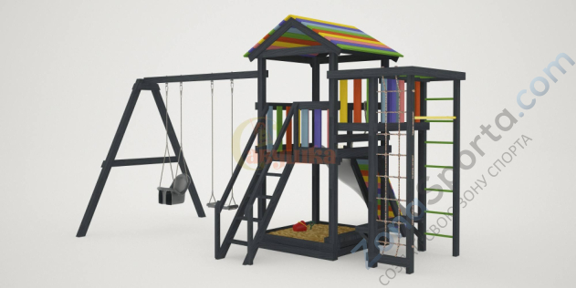 Детская площадка Савушка 5 (Black Edition) Детская площадка Савушка 5 (Black Edition)