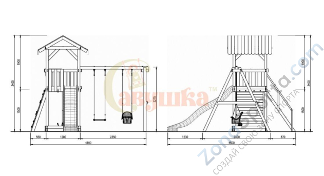 Детская площадка Савушка Classiс Детская площадка Савушка Classiс