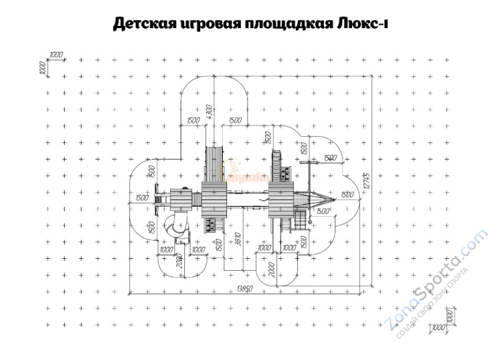 Детская площадка Савушка Люкс 1