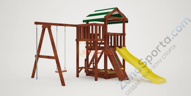 Детская площадка Савушка Мастер 1 (Махагон) Детская площадка Савушка Мастер 1 (Махагон)