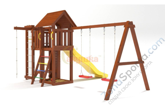 Детская площадка Савушка Мастер 10 (Махагон) Детская площадка Савушка Мастер 10 (Махагон)