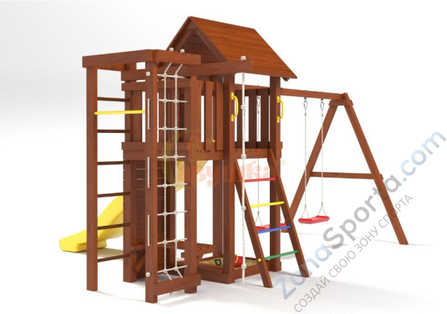 Детская площадка Савушка Мастер 10 (Махагон) Детская площадка Савушка Мастер 10 (Махагон)