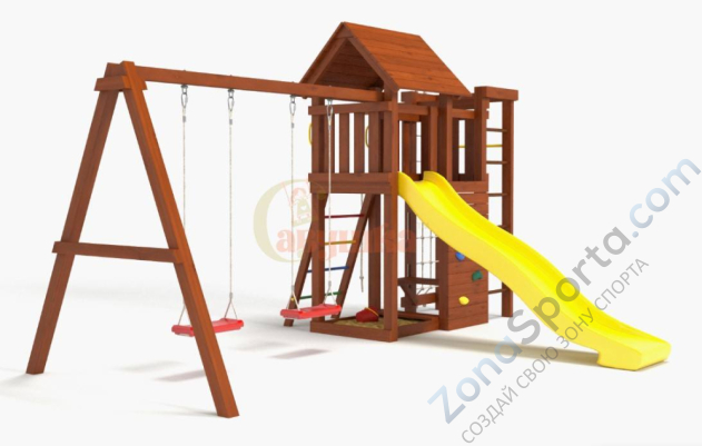 Детская площадка Савушка Мастер 10 (Махагон) Детская площадка Савушка Мастер 10 (Махагон)