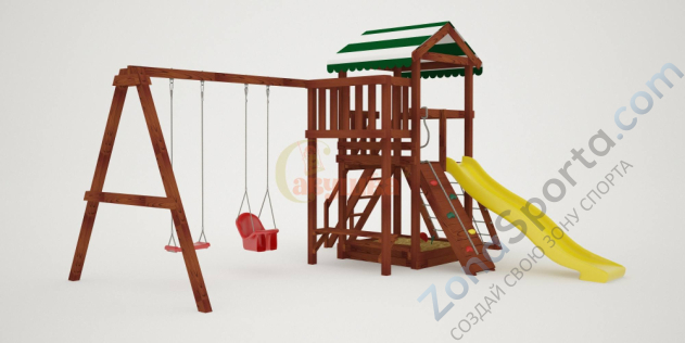 Детская площадка Савушка Мастер 2 (Махагон) 4 сезона Детская площадка Савушка Мастер 2 (Махагон) 4 сезона
