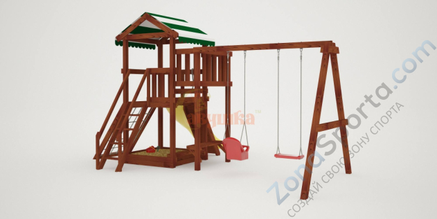 Детская площадка Савушка Мастер 2 (Махагон) Детская площадка Савушка Мастер 2 (Махагон)