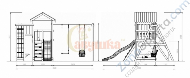 Детская площадка Савушка Мастер 3 Детская площадка Савушка Мастер 3