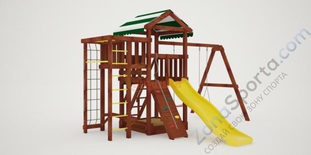 Детская площадка Савушка Мастер 3 (Махагон) Детская площадка Савушка Мастер 3 (Махагон)