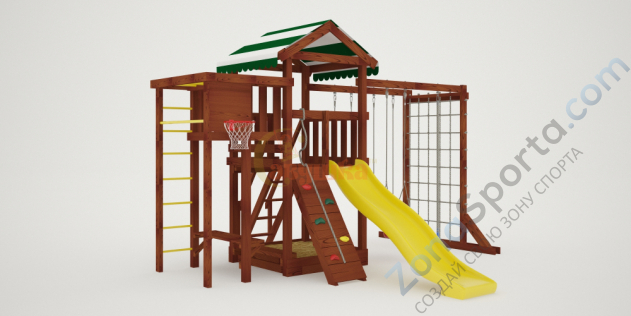 Детская площадка Савушка Мастер 4 (Махагон) Детская площадка Савушка Мастер 4 (Махагон)