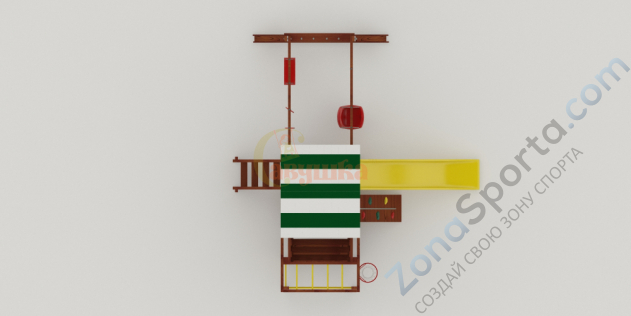 Детская площадка Савушка Мастер 4 (Махагон) Детская площадка Савушка Мастер 4 (Махагон)