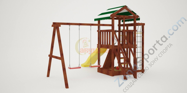 Детская площадка Савушка Мастер 5 (Махагон) 4 сезона Детская площадка Савушка Мастер 5 (Махагон) 4 сезона