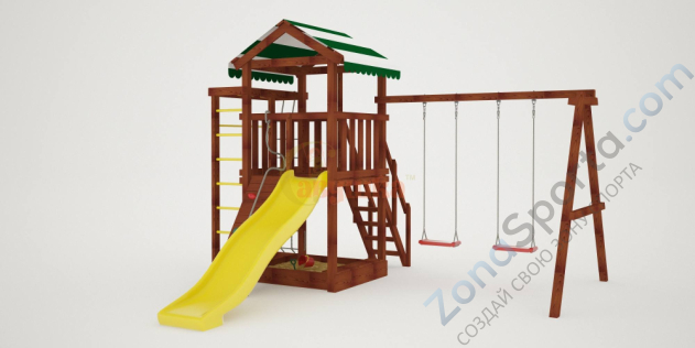 Детская площадка Савушка Мастер 5 (Махагон) 4 сезона Детская площадка Савушка Мастер 5 (Махагон) 4 сезона