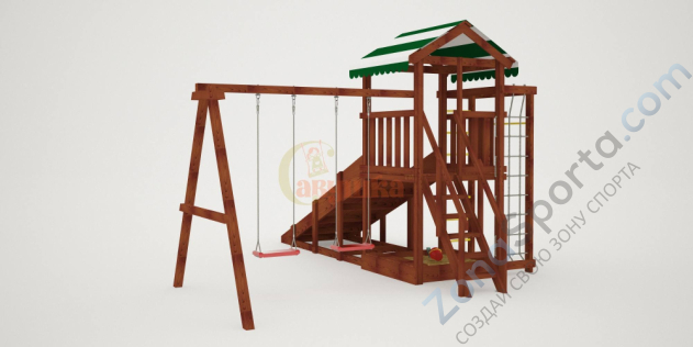 Детская площадка Савушка Мастер 5 (Махагон) 4 сезона Детская площадка Савушка Мастер 5 (Махагон) 4 сезона