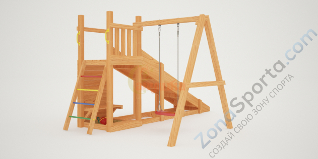 Детская площадка Савушка Мастер 6 с качелями (4 сезона) Детская площадка Савушка Мастер 6 с качелями (4 сезона)