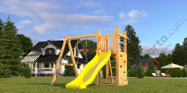 Детская площадка Савушка Мастер 6 с качелями (4 сезона) Детская площадка Савушка Мастер 6 с качелями (4 сезона)