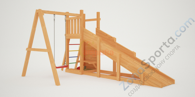 Детская площадка Савушка Мастер 6 с качелями (4 сезона) Детская площадка Савушка Мастер 6 с качелями (4 сезона)