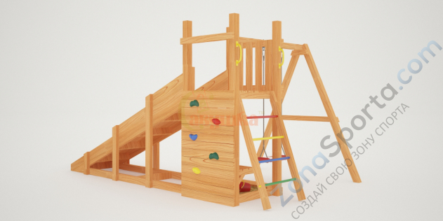 Детская площадка Савушка Мастер 6 с качелями (4 сезона) Детская площадка Савушка Мастер 6 с качелями (4 сезона)