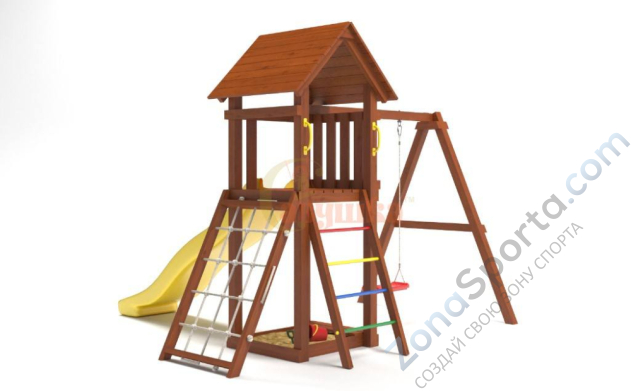 Детская площадка Савушка Мастер 7 (Махагон) Детская площадка Савушка Мастер 7 (Махагон)